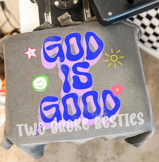 God Is Good - groovy font